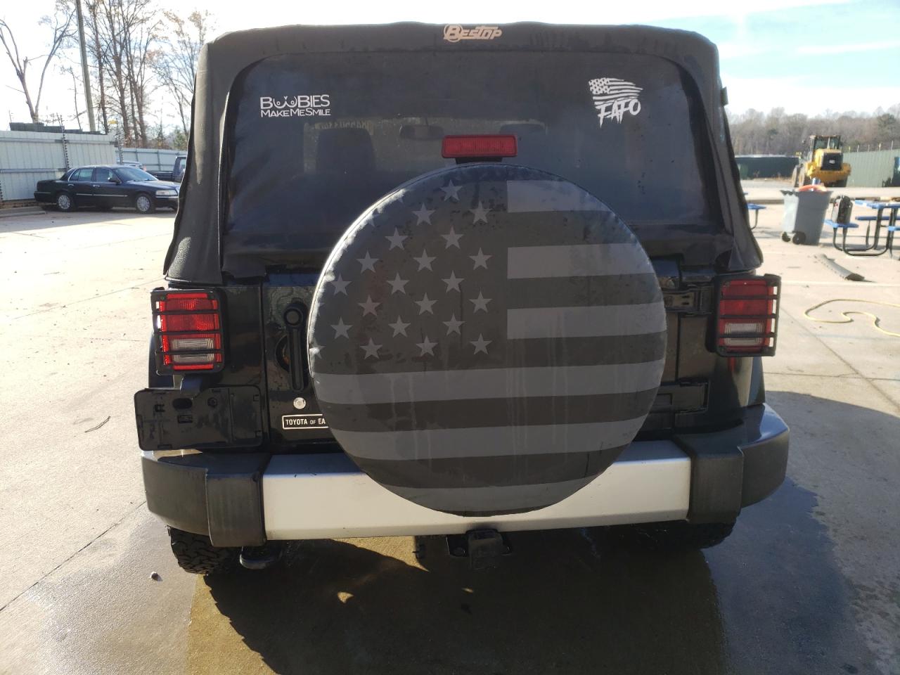 2013 Jeep Wrangler VIN 1C4AJWBG7DL524992 Copart auction photo, mechanical damage thumbnail 6
