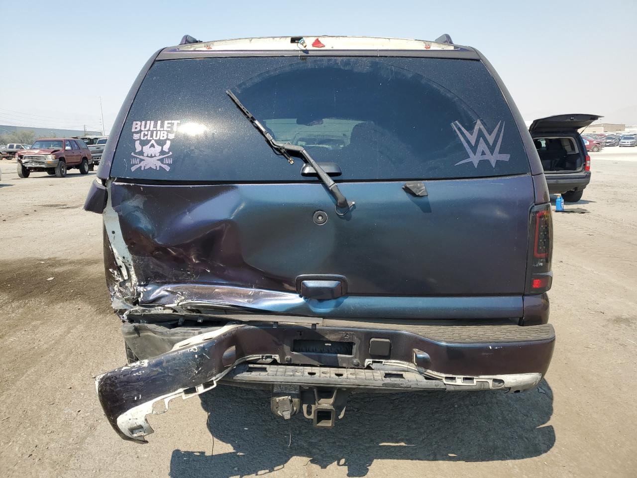 2002 GMC Yukon VIN 1GKEK63U62J340241 Copart auction photo, front end / rear end damage thumbnail 6
