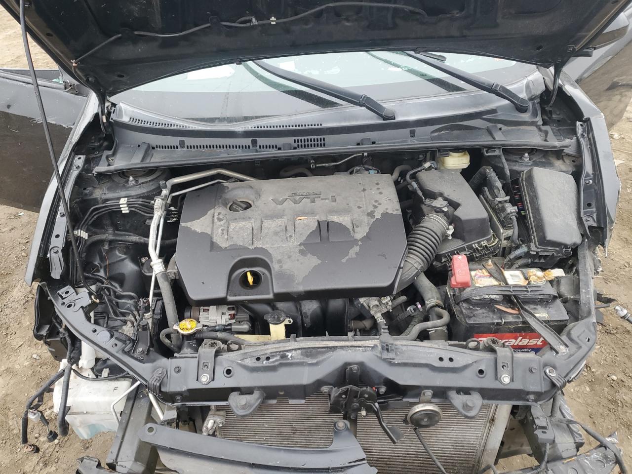 2016 Toyota Corolla VIN 5YFBURHE7GP544867 Copart auction photo, undercarriage / all over damage thumbnail 13