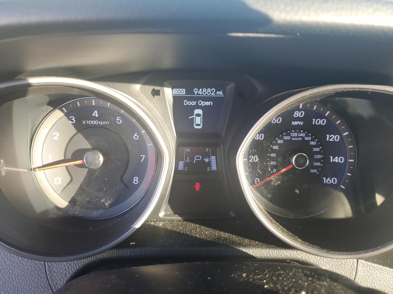 2014 Hyundai Elantra VIN KMHD35LHXEU203240 Copart auction photo, front end / side damage thumbnail 9