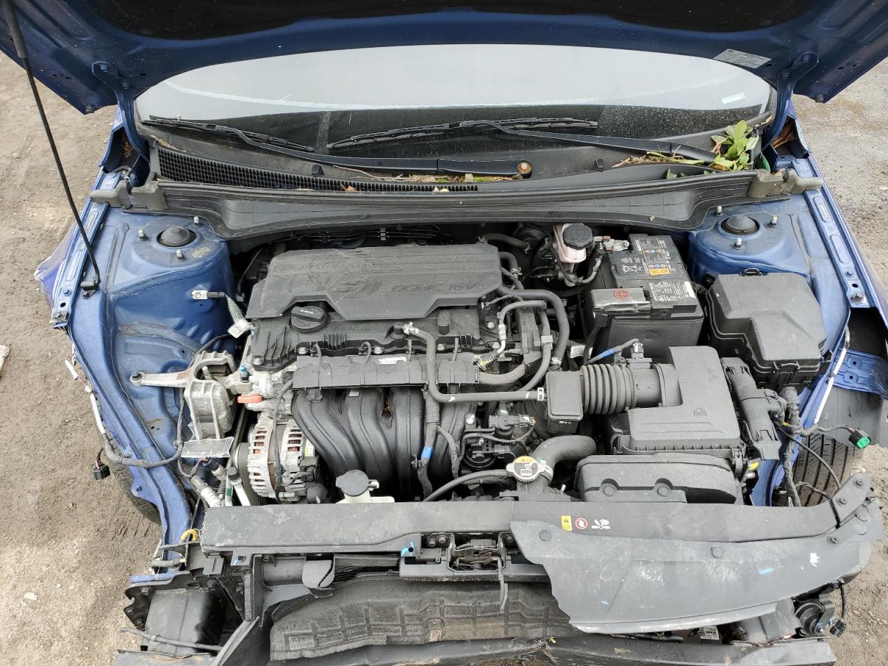 2021 Hyundai Elantra VIN 5NPLM4AG2MH037192 Copart auction photo, front end / undercarriage damage thumbnail 11