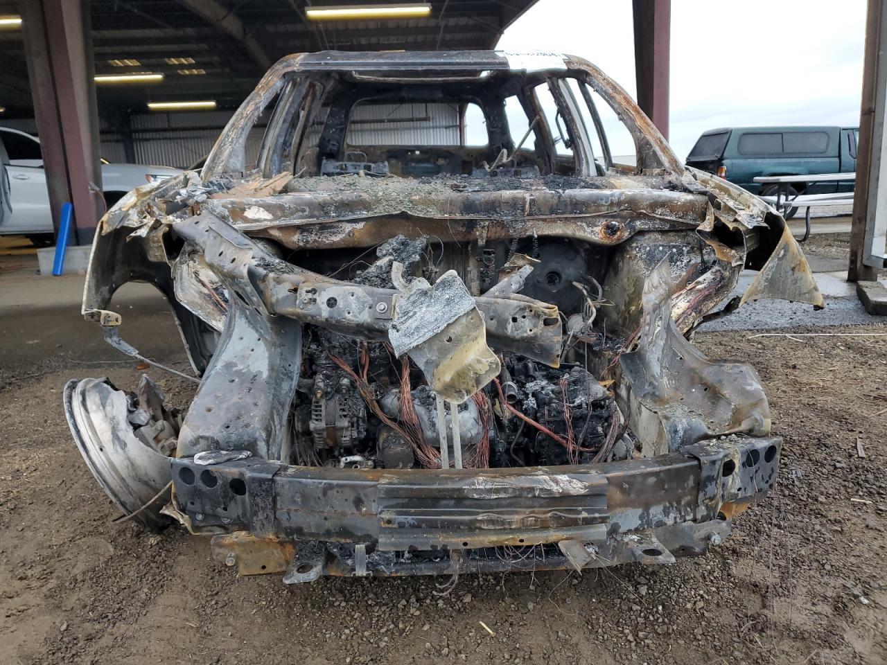 2012 GMC Acadia VIN 1GKKVTED6CJ234167 Copart auction photo, burn damage thumbnail 5