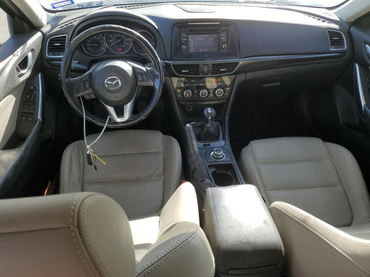 2015 Mazda 6 VIN JM1GJ1V60F1166004 Copart auction photo, rear end damage thumbnail 8