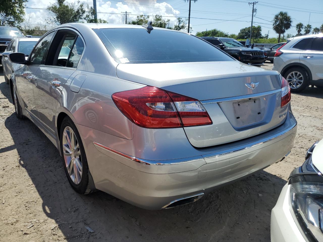 2013 Hyundai Genesis VIN KMHGC4DD1DU236807 Copart auction photo, water/flood damage thumbnail 6