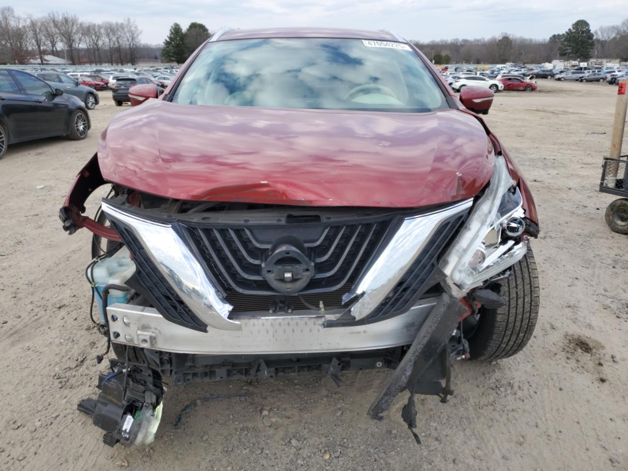 2015 Nissan Murano VIN 5N1AZ2MG2FN204707 Copart auction photo, front end / minor dent/scratches damage thumbnail 5