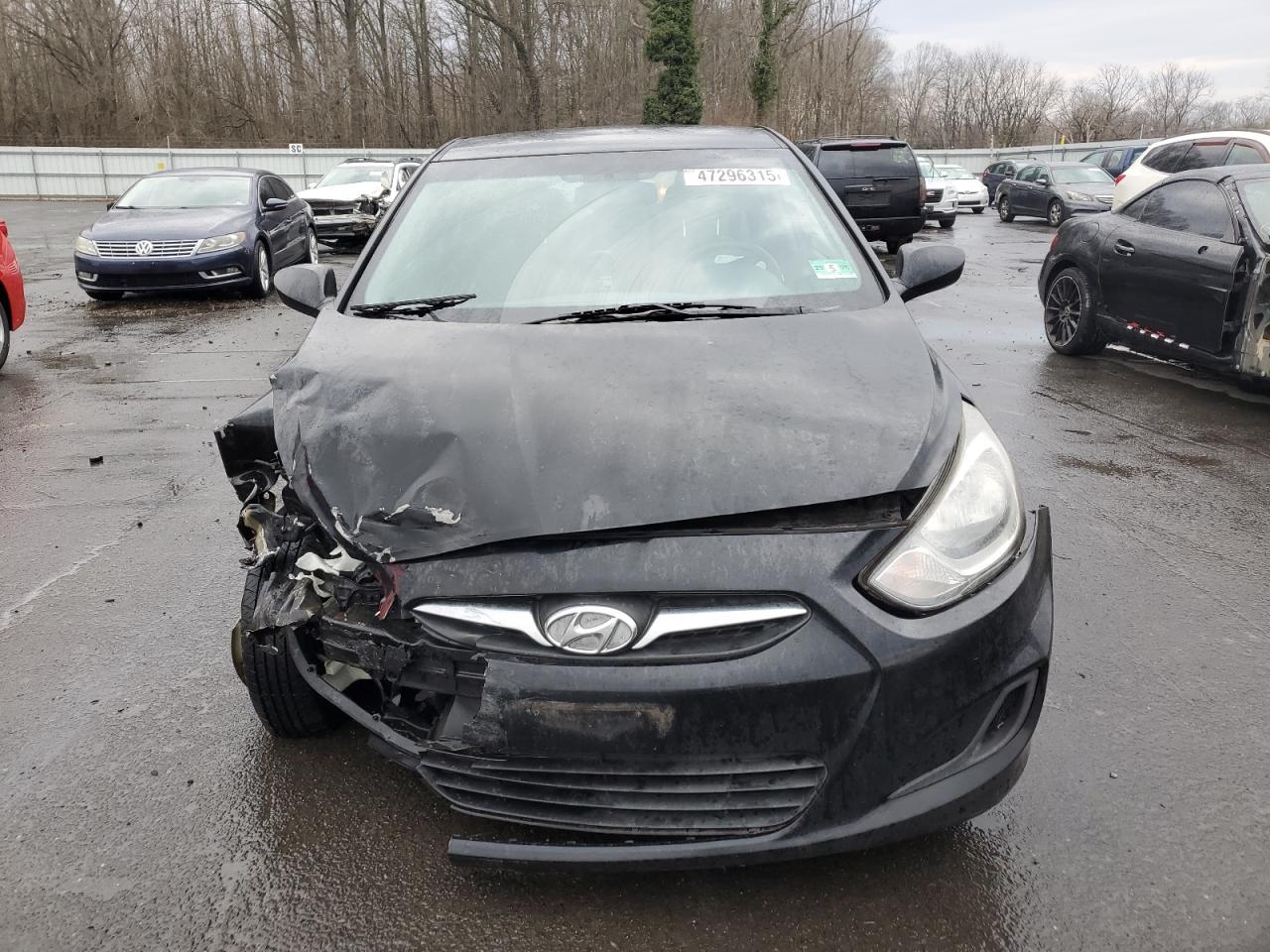 2014 Hyundai Accent VIN KMHCT5AE0EU172228 Copart auction photo, front end damage thumbnail 5
