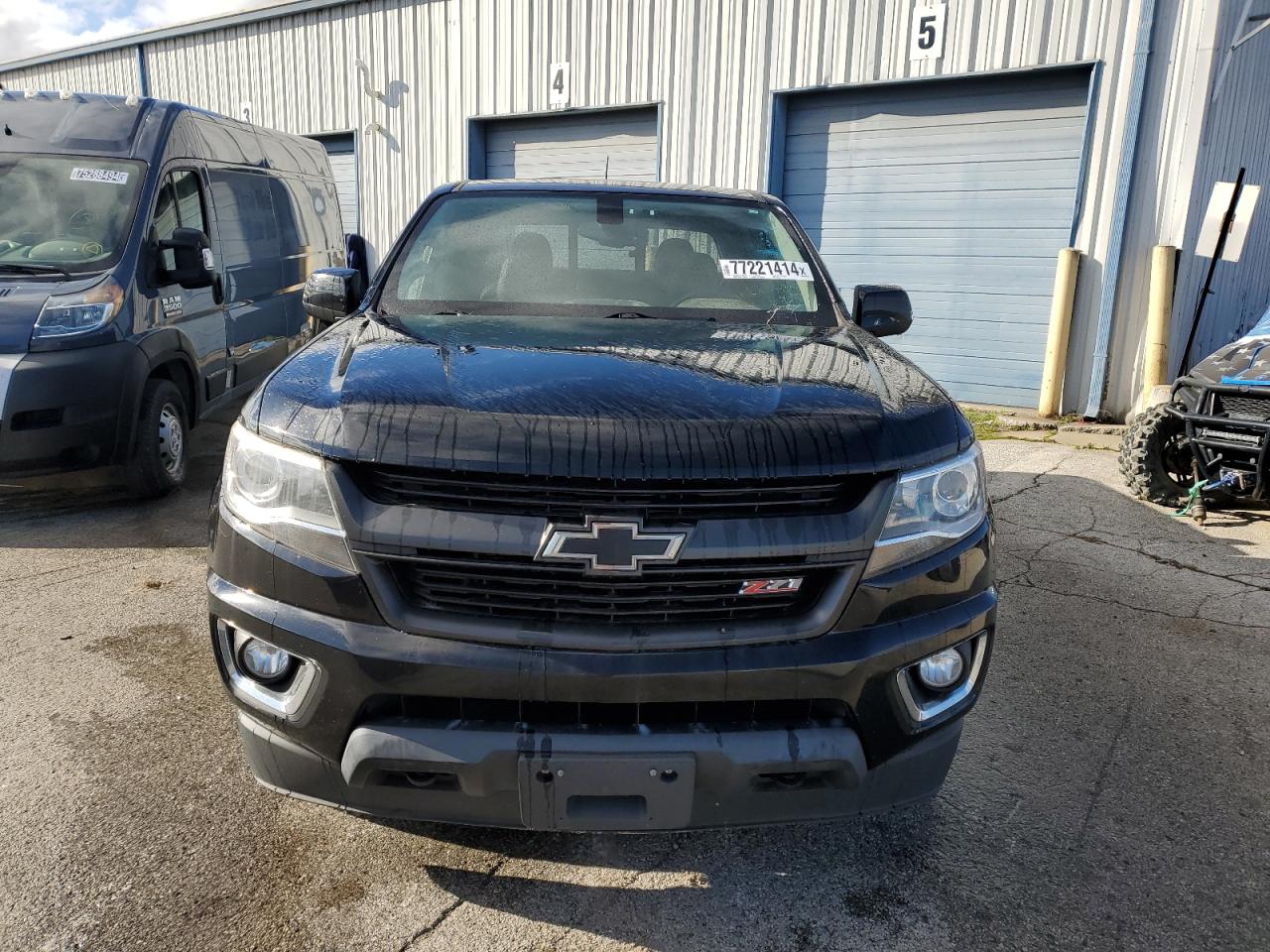 2016 Chevrolet Colorado VIN 1GCGTDE3XG1316655 Copart auction photo, vandalism damage thumbnail 5