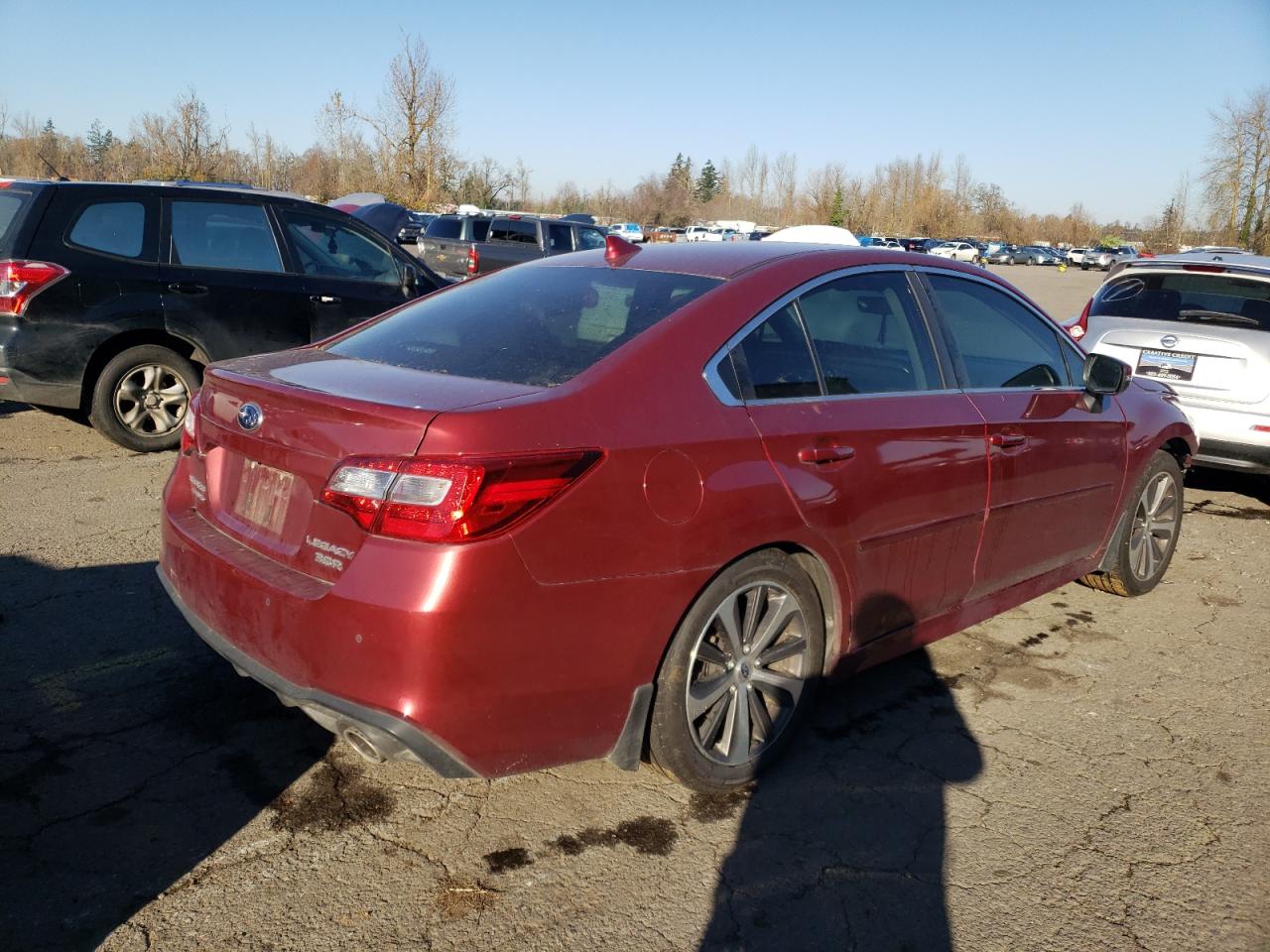 2018 Subaru Legacy VIN 4S3BNEN63J3008775 Copart auction photo, front end damage thumbnail 3