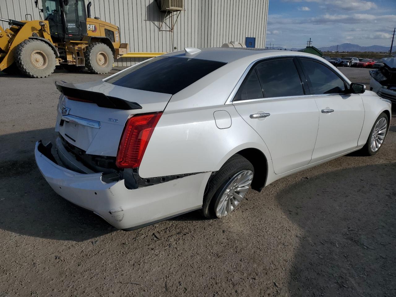 2018 Cadillac CTS VIN 1G6AS5SS9J0164474 Copart auction photo, rear end / frame damage damage thumbnail 3