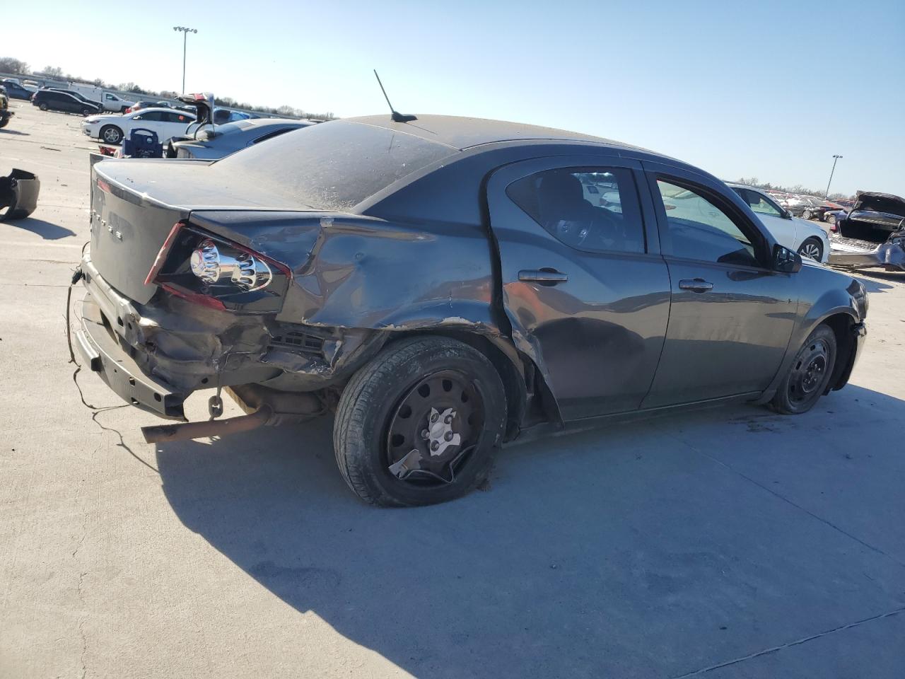 2014 Dodge Avenger VIN 1C3CDZAB5EN233778 Copart auction photo, all over damage thumbnail 3