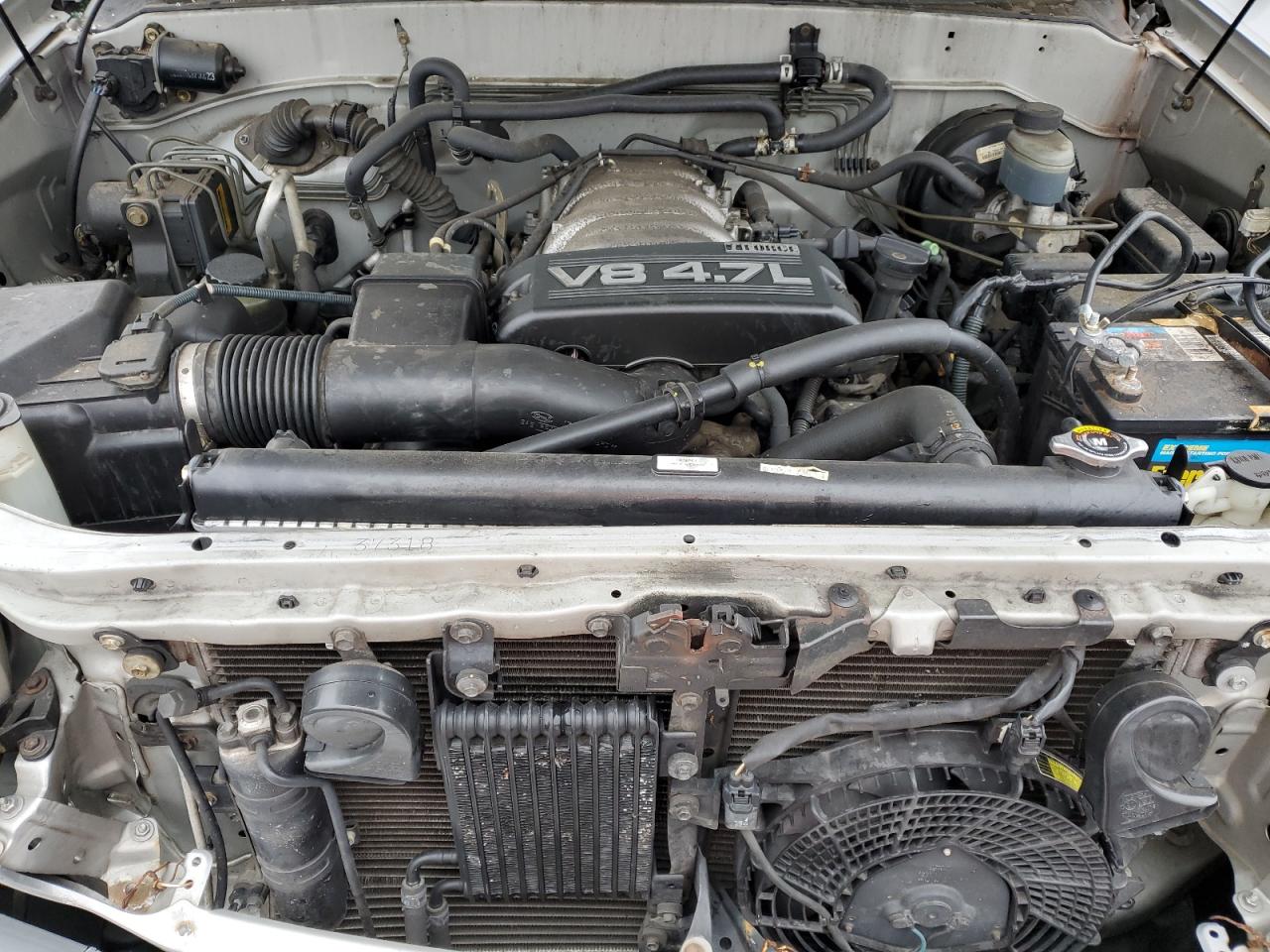 2004 Toyota Sequoia VIN 5TDBT44A04S220672 Copart auction photo, front end damage thumbnail 13