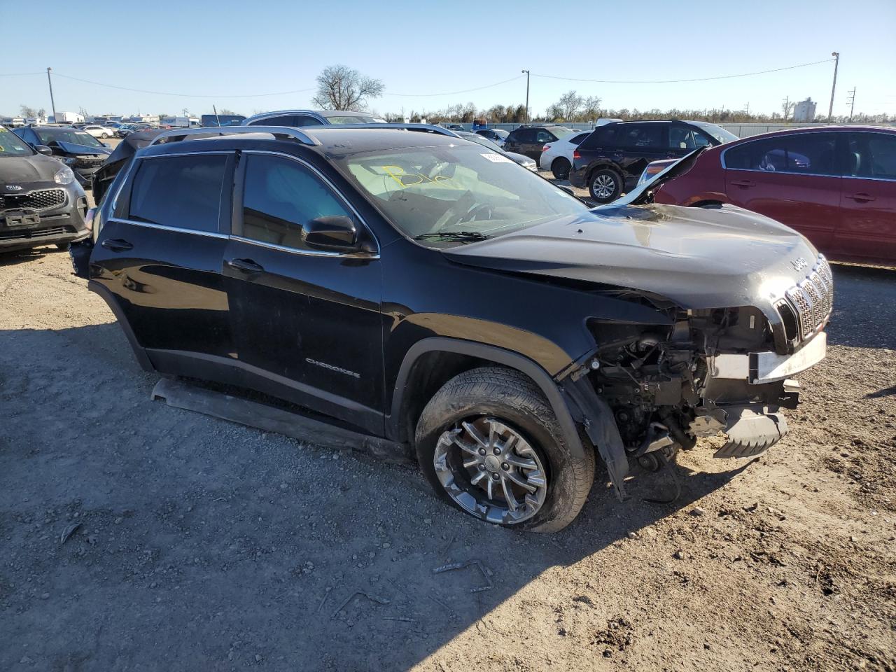 2019 Jeep Grand Cherokee VIN 1C4PJLLB7KD143355 Copart auction photo, all over damage thumbnail 4