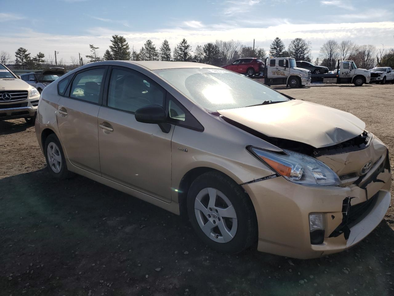 2011 Toyota Prius VIN JTDKN3DU6B0294676 Copart auction photo, front end damage thumbnail 4