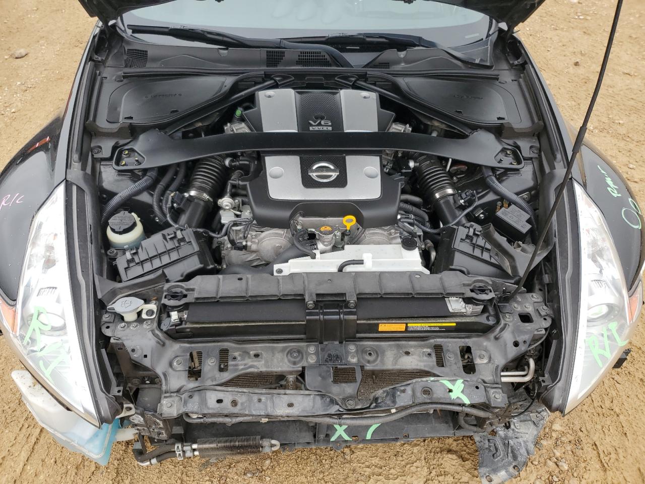 2010 Nissan 370Z VIN JN1AZ4EH1AM505624 Copart auction photo, front end damage thumbnail 11