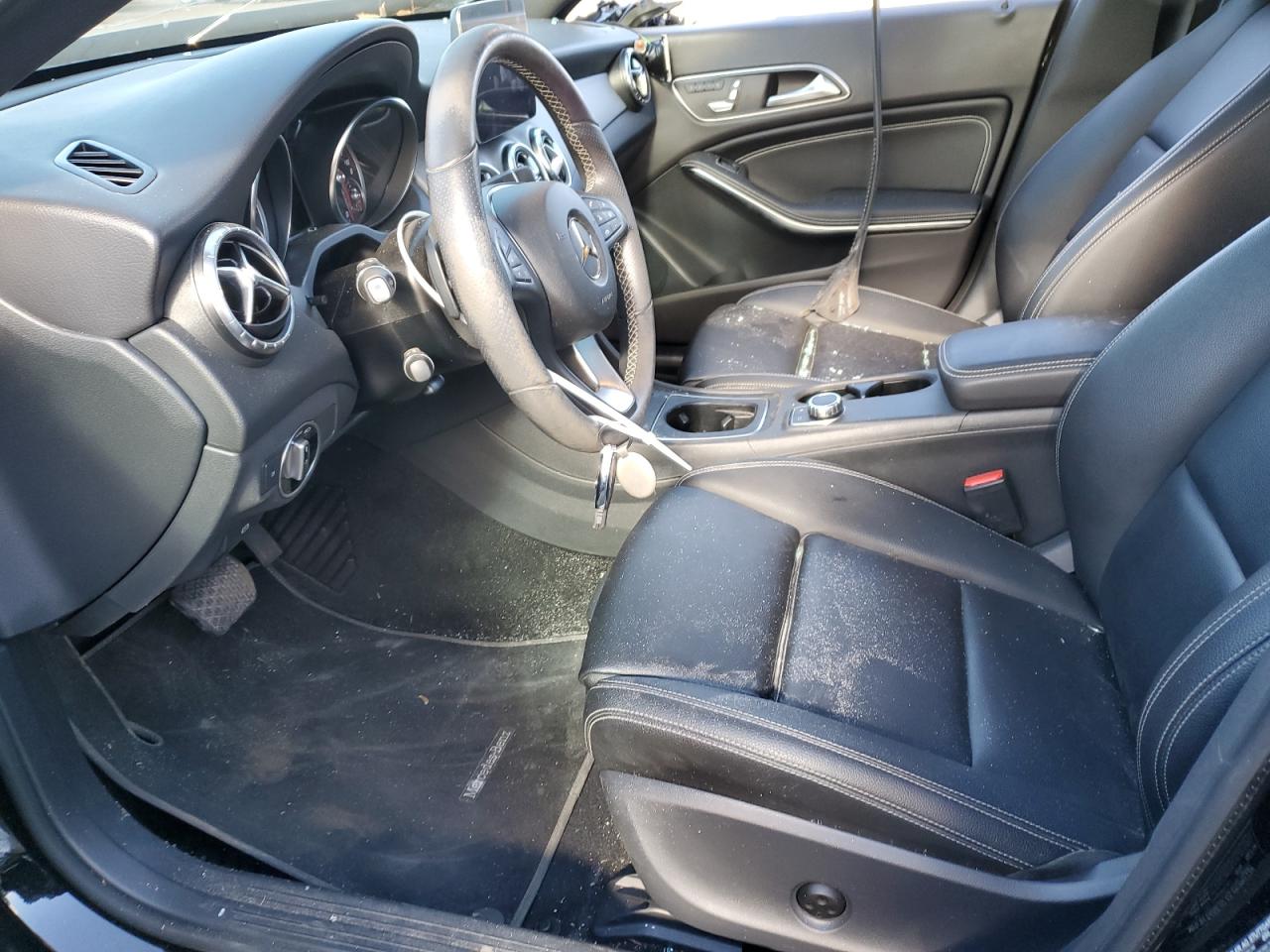 2018 Mercedes-Benz CLA-klasse VIN WDDSJ4GB1JN697595 Copart auction photo, front end / side damage thumbnail 7