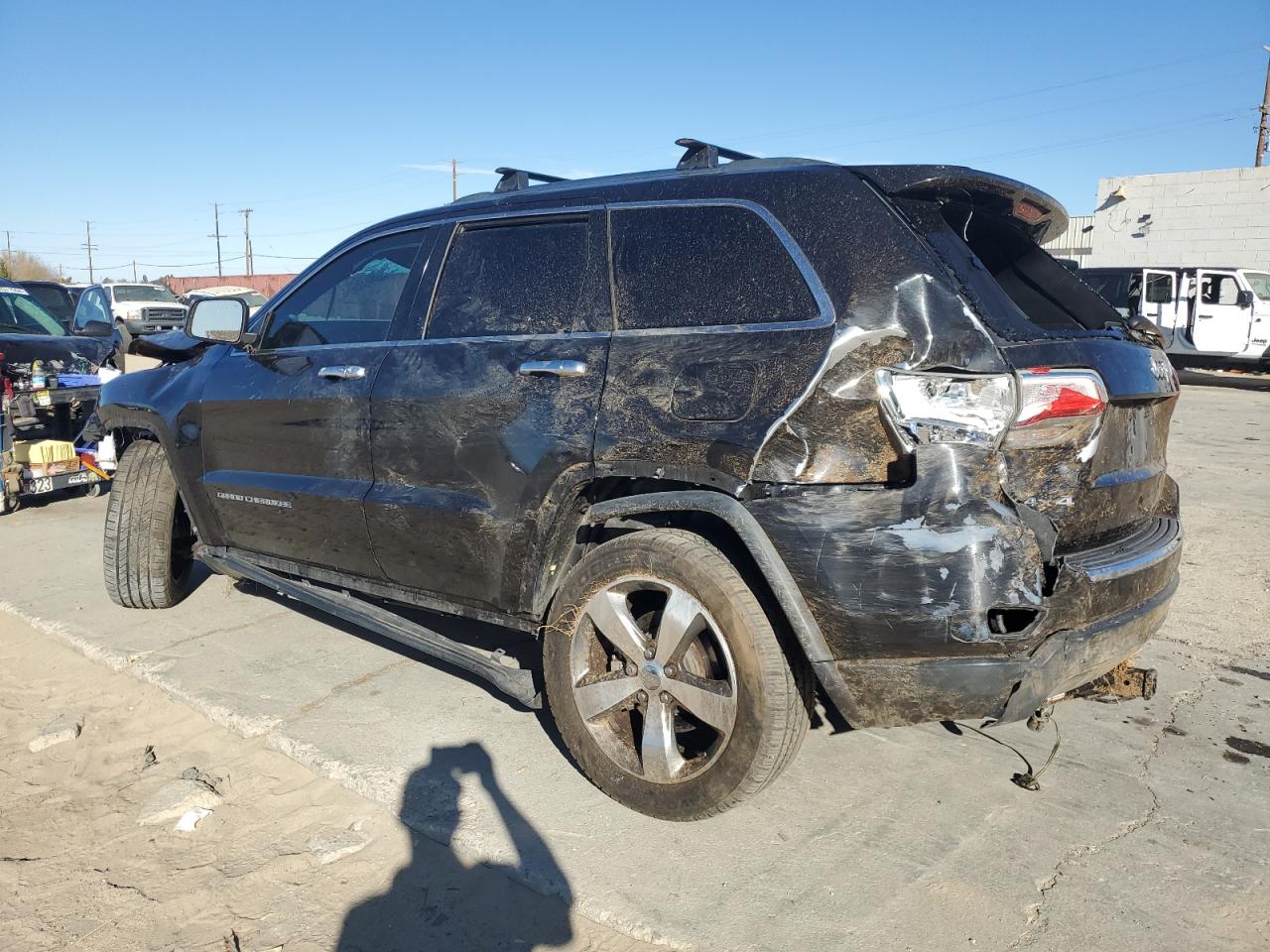 2015 Jeep Grand Cherokee VIN 1C4RJFBG5FC941596 Copart auction photo, all over damage thumbnail 2