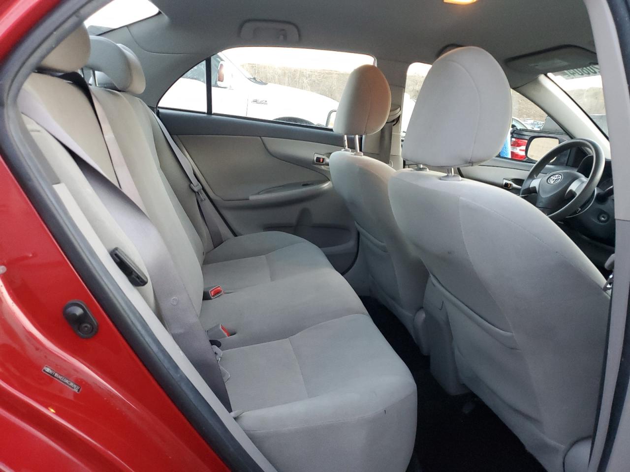 2010 Toyota Corolla VIN 2T1BU4EE0AC382837 Copart auction photo, hail / side damage thumbnail 10