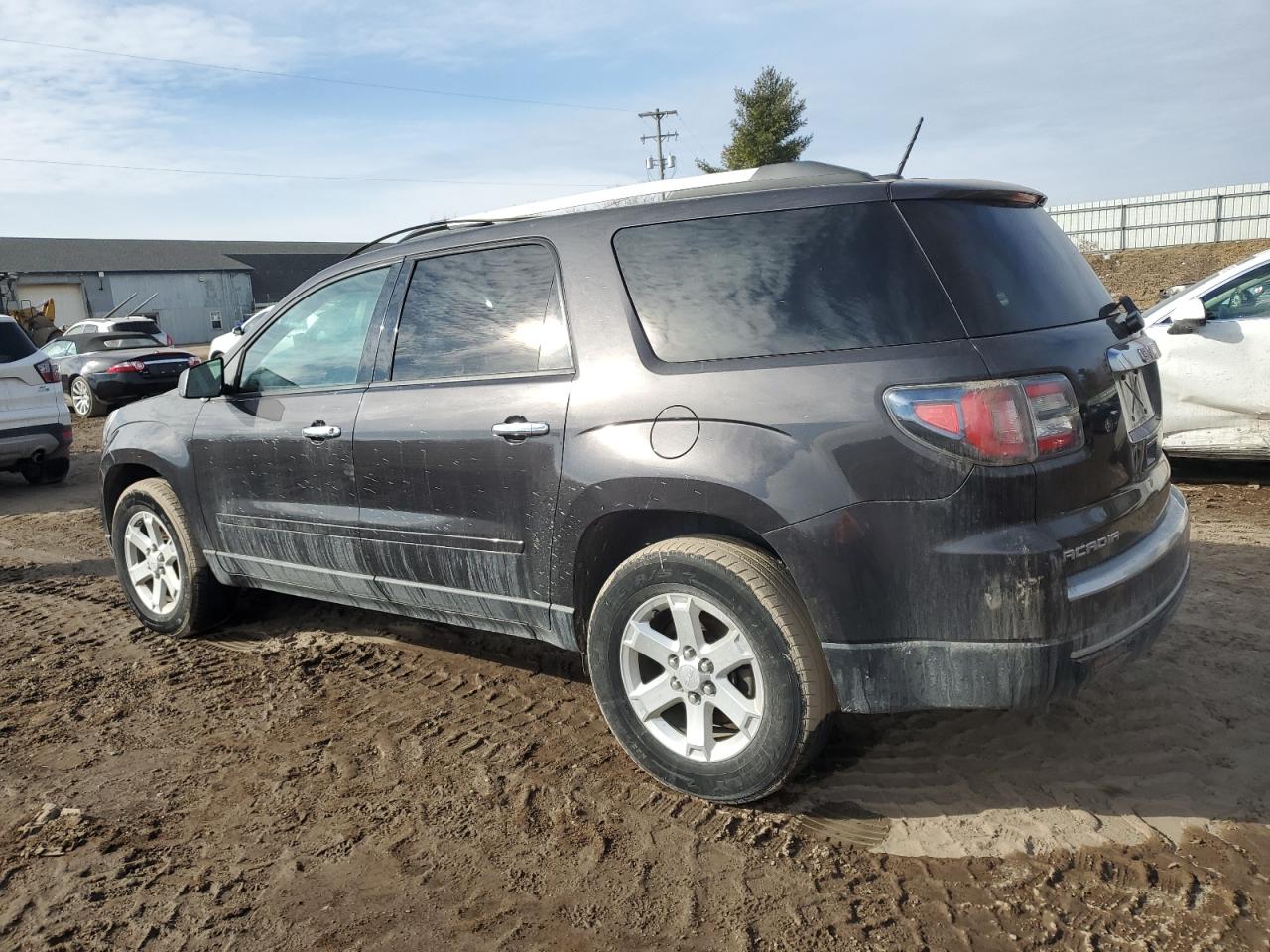 2016 GMC Acadia VIN 1GKKRPKDXGJ158006 Copart auction photo, front end / minor dent/scratches damage thumbnail 2