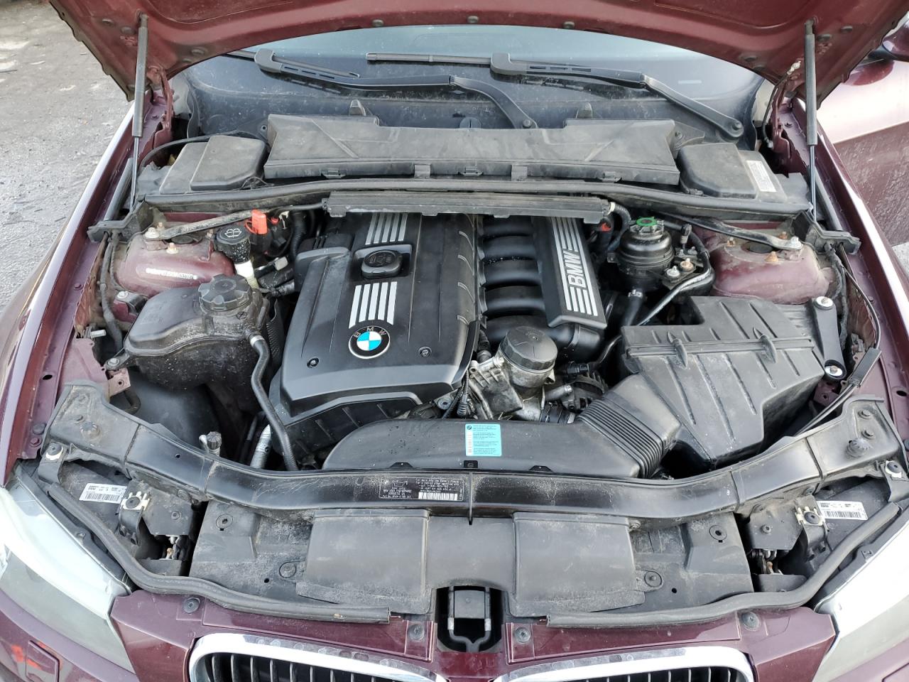 2009 BMW 3er VIN WBAPK73549A453387 Copart auction photo, all over damage thumbnail 11