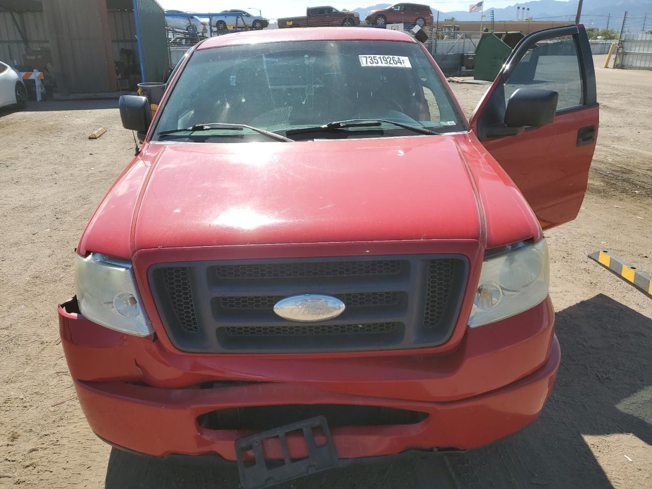 2006 Ford F-150 VIN 1FTRX12WX6KA62254 Copart auction photo, front end / side damage thumbnail 11