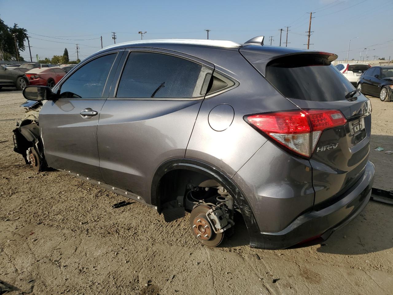 2021 Honda HR-V VIN 3CZRU5H16MM725251 Copart auction photo, stripped damage thumbnail 2