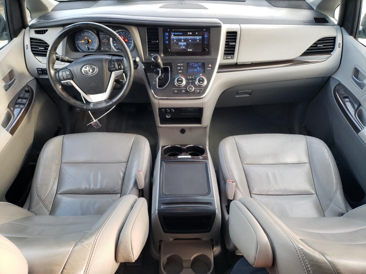 2015 Toyota Sienna VIN 5TDDK3DC9FS119849 Copart auction photo, front end / rear end damage thumbnail 8