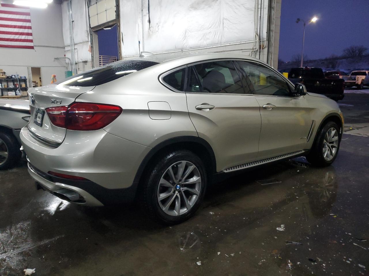 2015 BMW X6 VIN 5UXKU6C52F0F94320 Copart auction photo, front end / rear end damage thumbnail 3