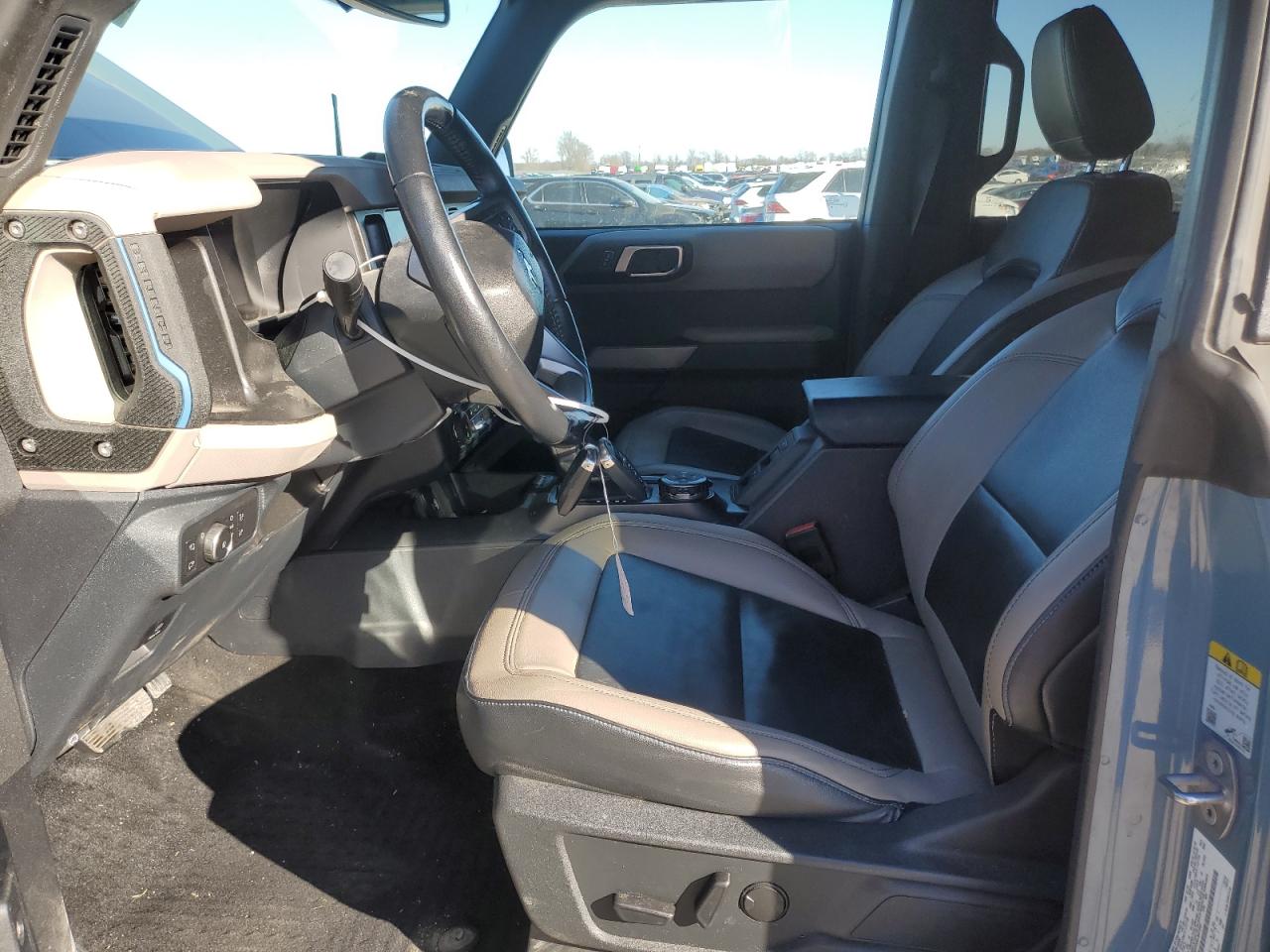 2022 Ford Bronco VIN 1FMEE5DPXNLB41865 Copart auction photo, side damage thumbnail 7