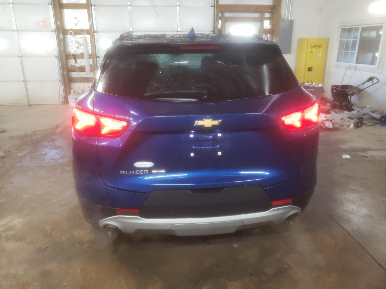 2022 Chevrolet Blazer VIN 3GNKBHR48NS132714 Copart auction photo, side damage thumbnail 6
