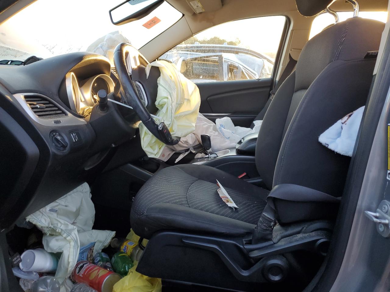 2015 Dodge Journey VIN 3C4PDCAB5FT714125 Copart auction photo, front end / undercarriage damage thumbnail 7