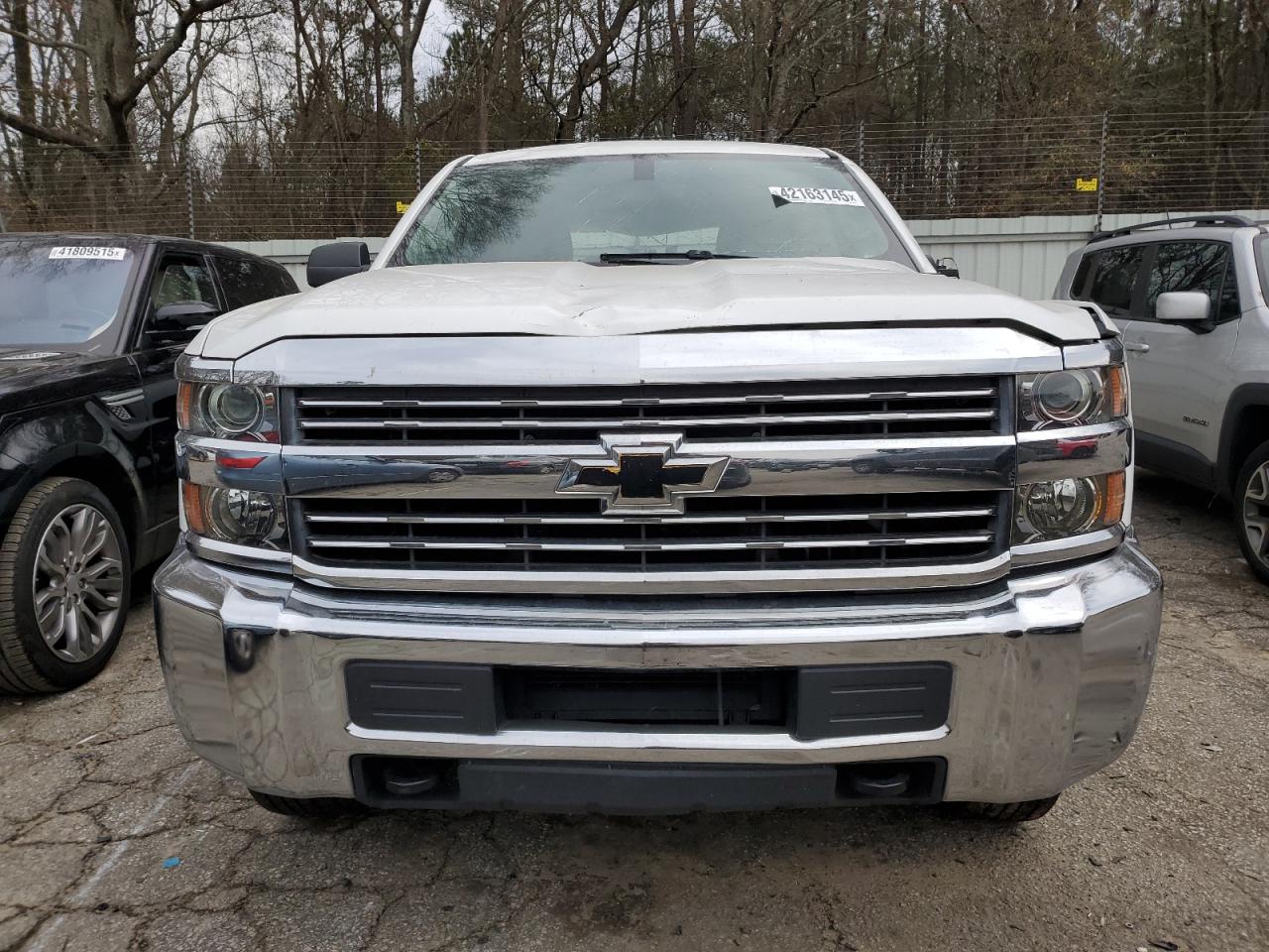 2016 Chevrolet Silverado VIN 1GC1KUEG7GF279630 Copart auction photo, top/roof / front end damage thumbnail 5