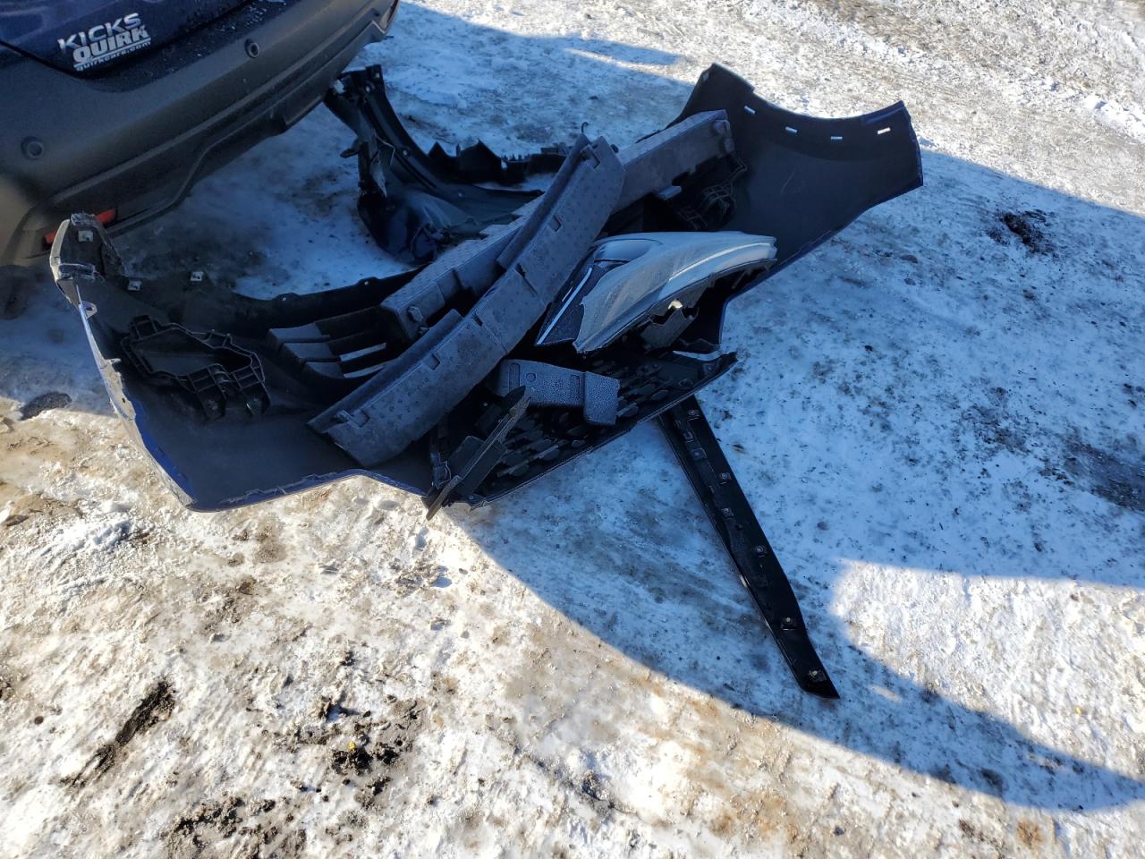 2020 Nissan Kicks VIN 3N1CP5CV3LL573109 Copart auction photo, front end / side damage thumbnail 12