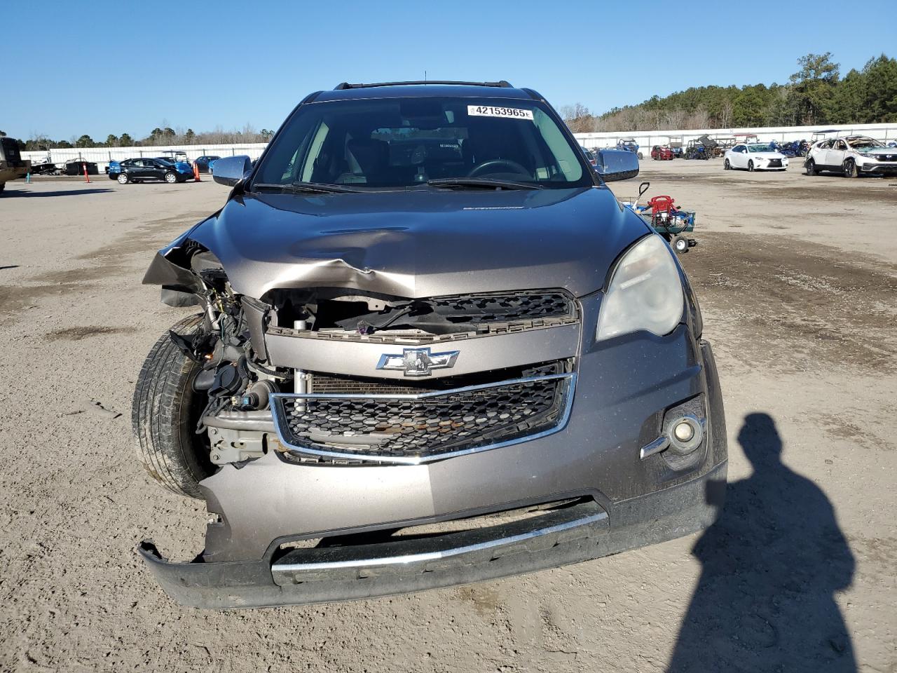 2012 Chevrolet Equinox VIN 2GNALFEK0C6367220 Copart auction photo, front end damage thumbnail 5