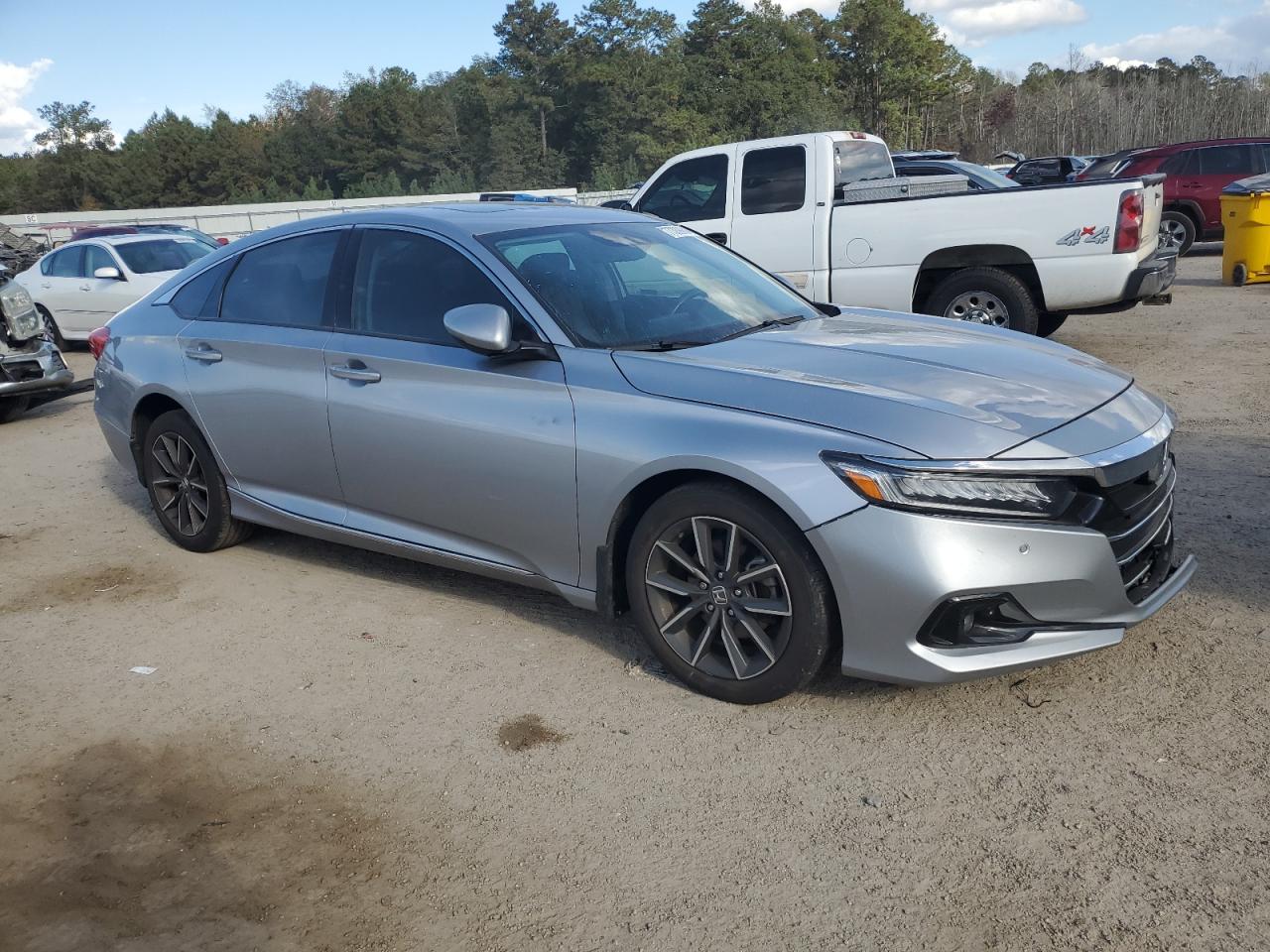 2021 Honda Accord VIN 1HGCV1F55MA122930 Copart auction photo, front end damage thumbnail 4