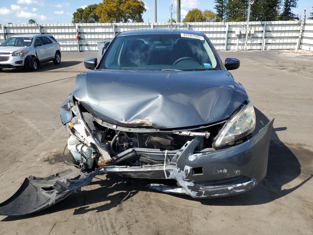 2014 Nissan Sentra VIN 3N1AB7AP6EY233190 Copart auction photo, front end damage thumbnail 5