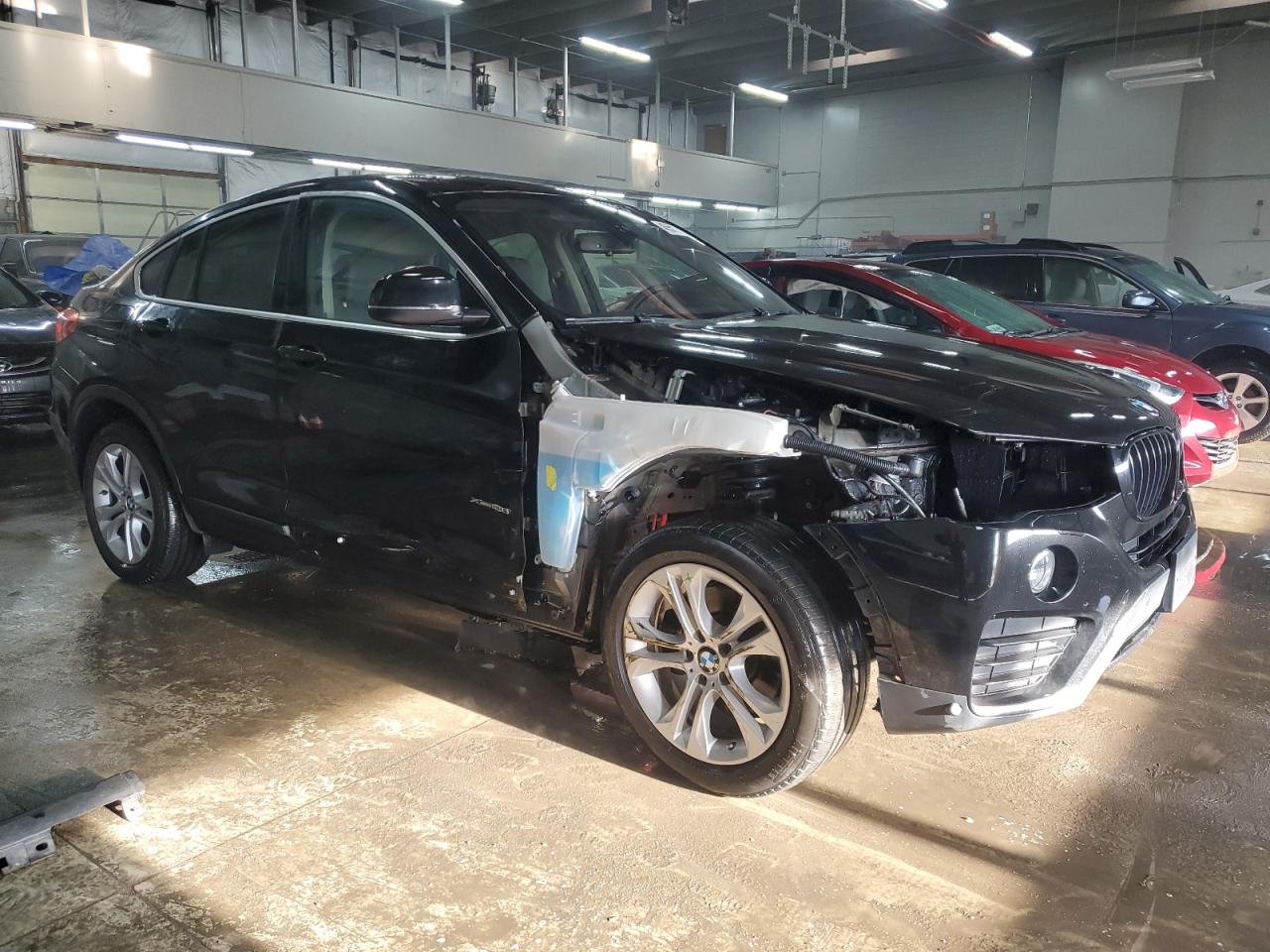 2017 BMW X4 VIN 5UXXW3C3XH0T79880 Copart auction photo, side / front end damage thumbnail 4