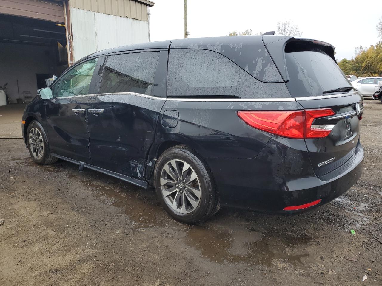 2021 Honda Odyssey VIN 5FNRL6H71MB007100 Copart auction photo, side / minor dent/scratches damage thumbnail 2