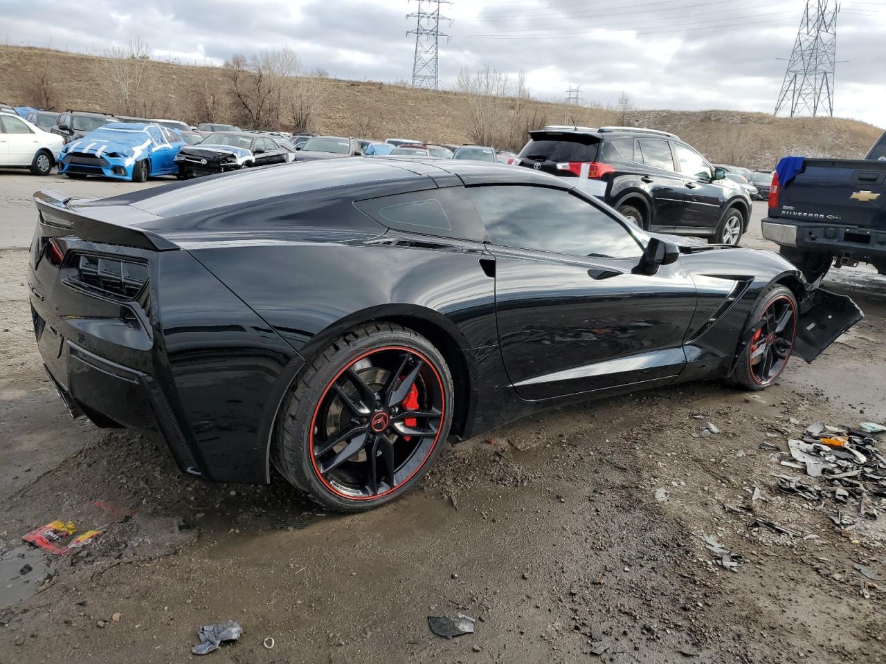 2016 Chevrolet Corvette VIN 1G1YM2D76G5123902 Copart auction photo, front end damage thumbnail 3