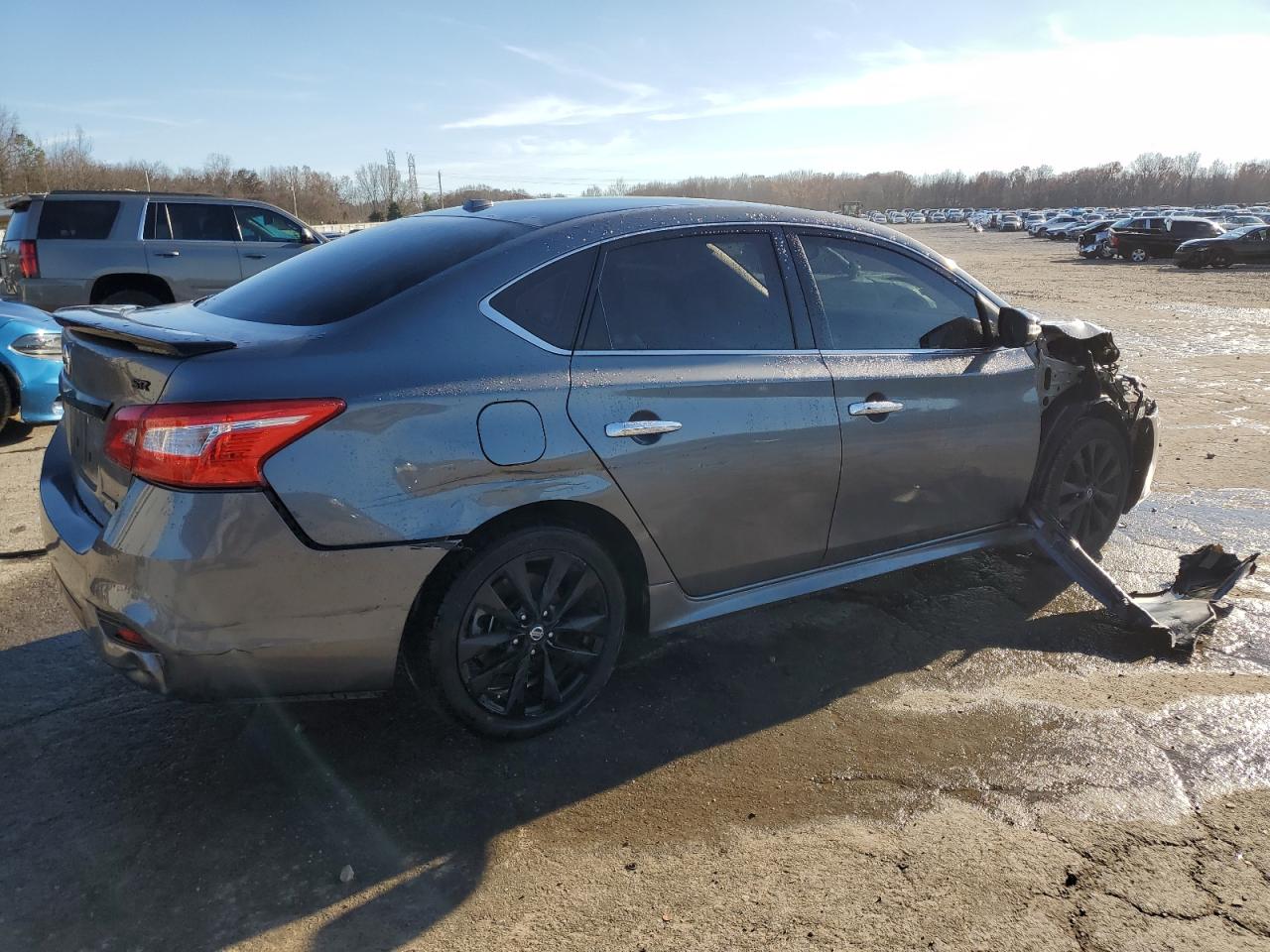 2018 Nissan Sentra VIN 3N1AB7AP1JY235987 Copart auction photo, all over damage thumbnail 3