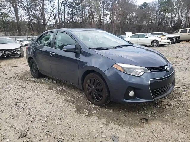 2015 Toyota Corolla VIN 2T1BURHE0FC417151 Copart auction photo, front end / side damage thumbnail 13