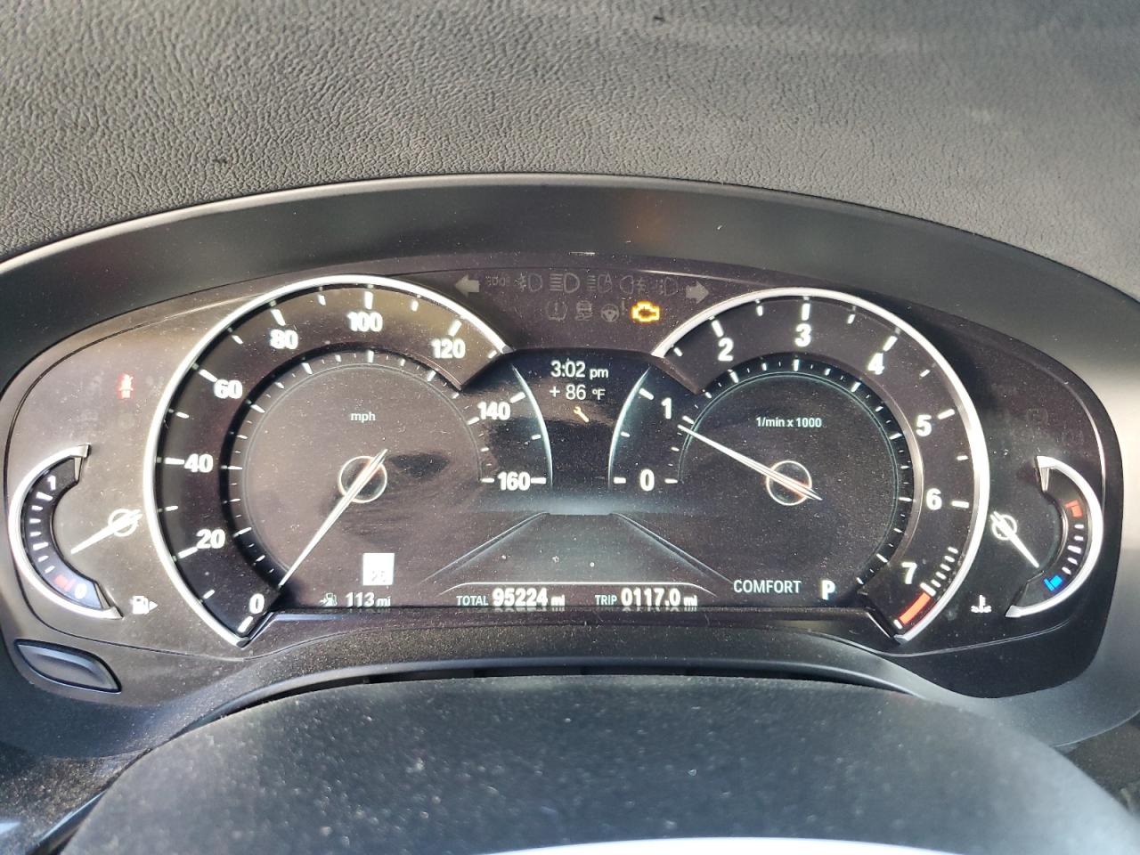 2017 BMW 5er VIN WBAJA7C38HG904064 Copart auction photo, front end / minor dent/scratches damage thumbnail 9