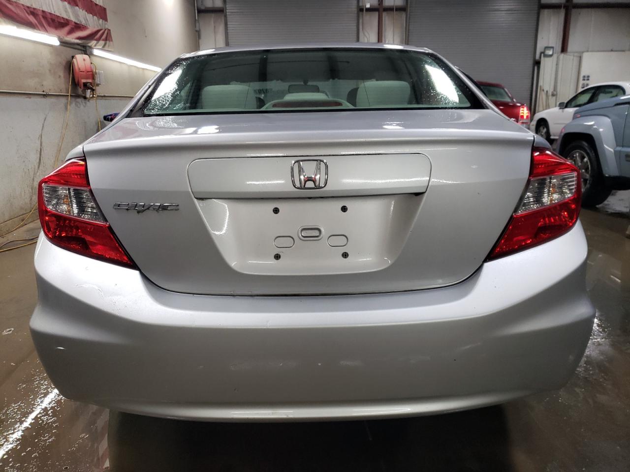 2012 Honda Civic VIN 19XFB2F57CE008742 Copart auction photo, side damage thumbnail 6