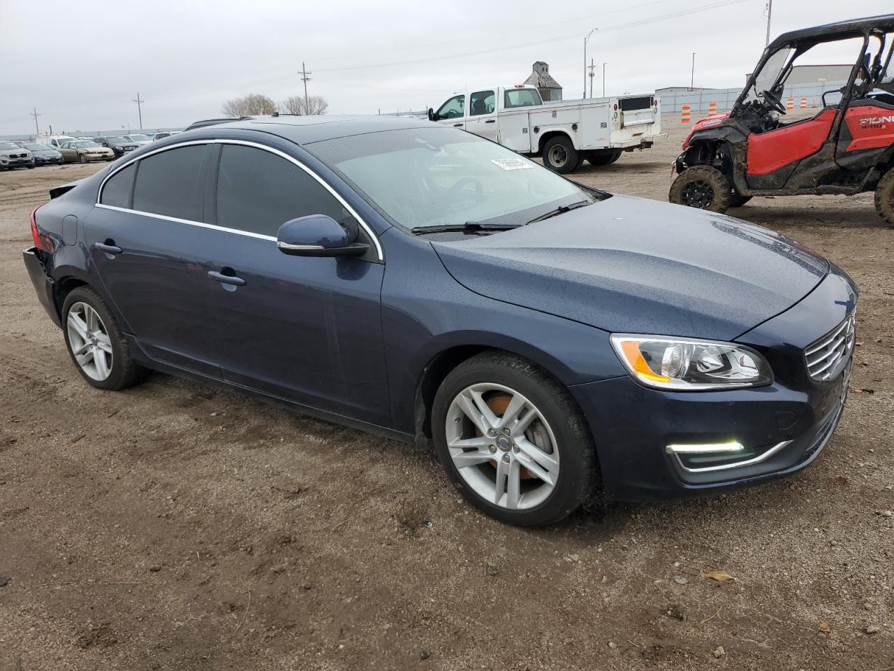 2015 Volvo S60 VIN YV1612TC8F2304418 Copart auction photo, all over damage thumbnail 4