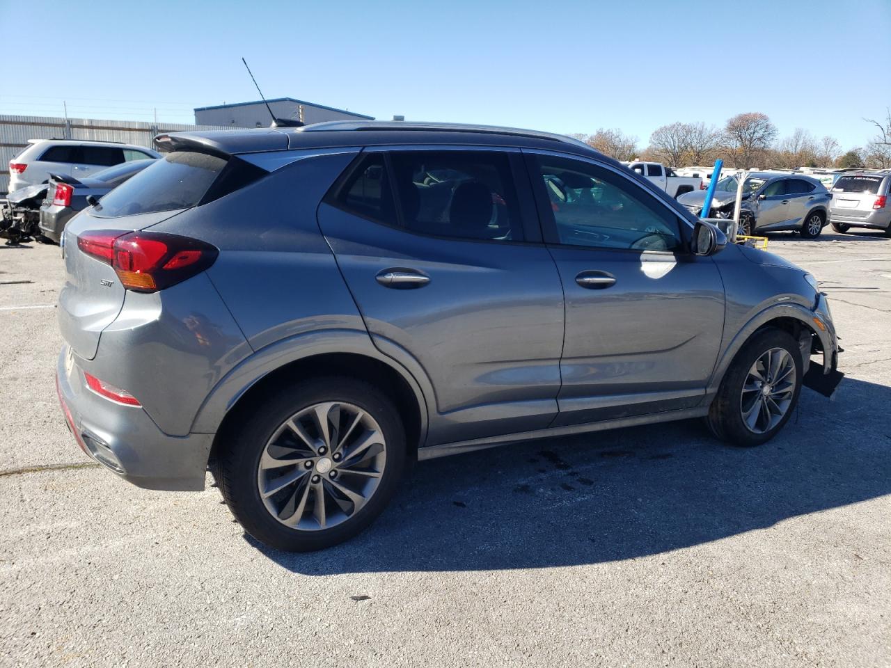2022 Buick Encore VIN KL4MMDSL3NB089878 Copart auction photo, undercarriage / front end damage thumbnail 3