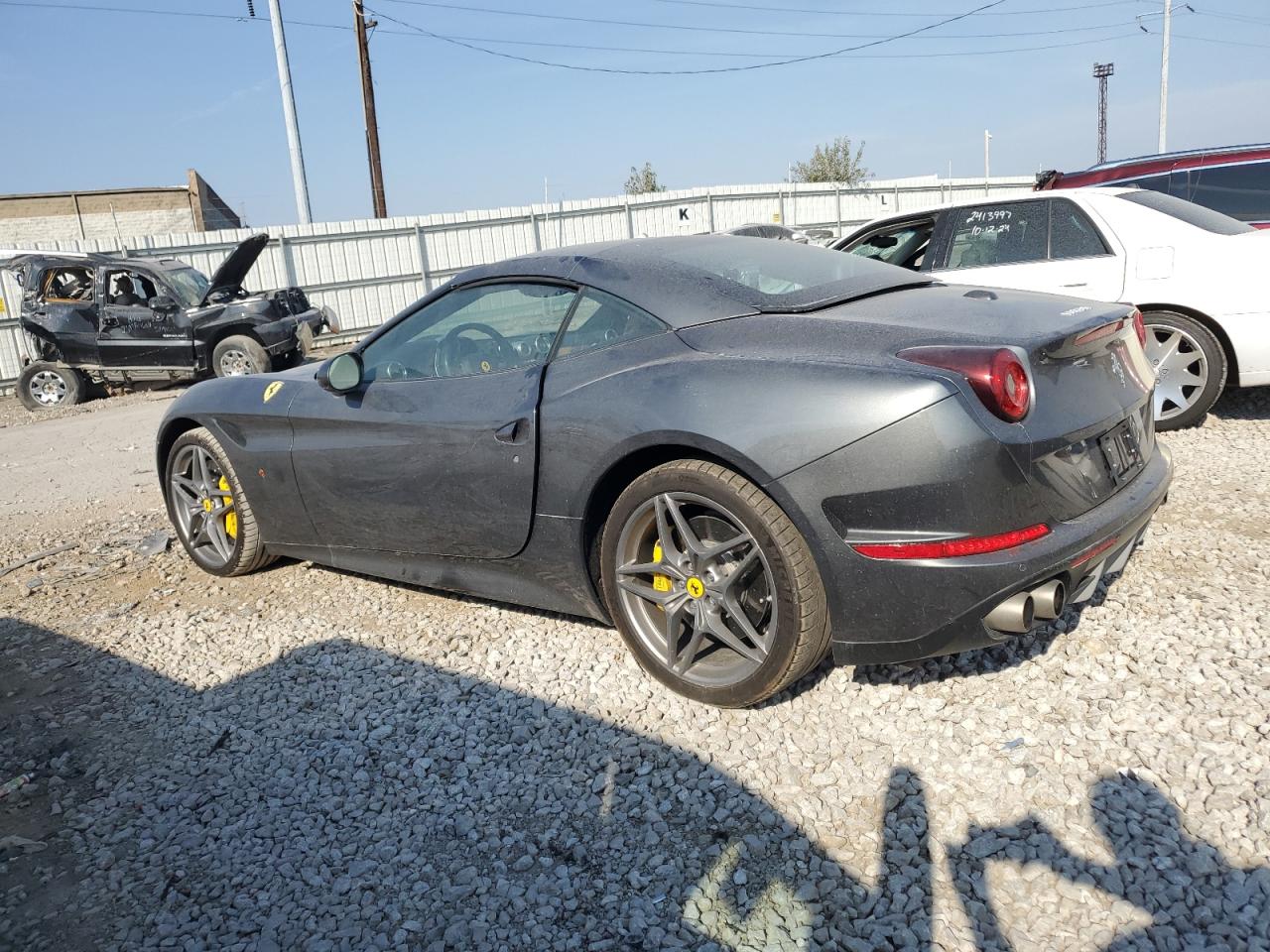 2015 Ferrari California VIN ZFF77XJA2F0211849 Copart auction photo, side damage thumbnail 2