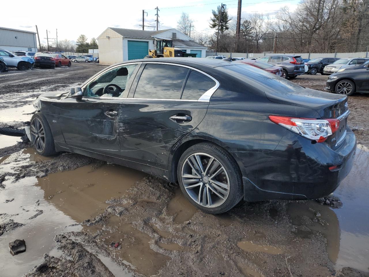 2017 Infiniti Q50 VIN JN1EV7AR9HM830609 Copart auction photo, front end damage thumbnail 2