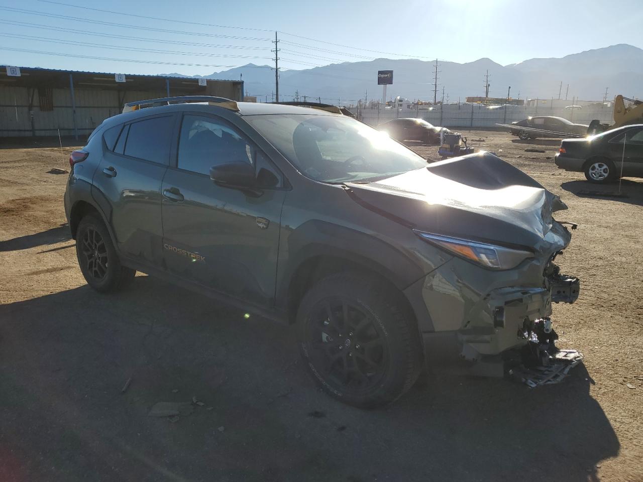 2024 Subaru XV VIN 4S4GUHU62R3790697 Copart auction photo, front end / side damage thumbnail 4