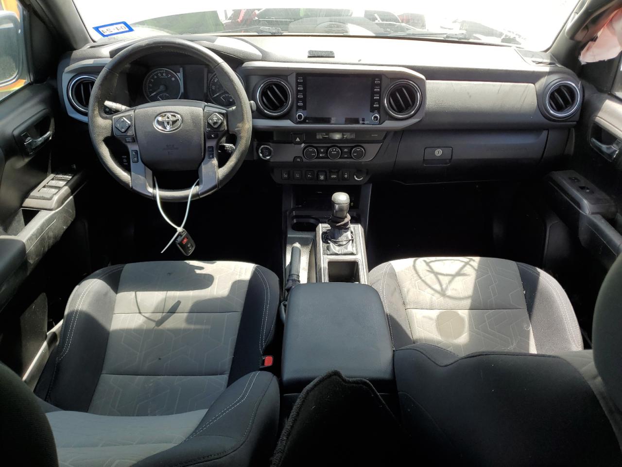 2021 Toyota Tacoma VIN 5TFAZ5CN7MX106862 Copart auction photo, all over damage thumbnail 8