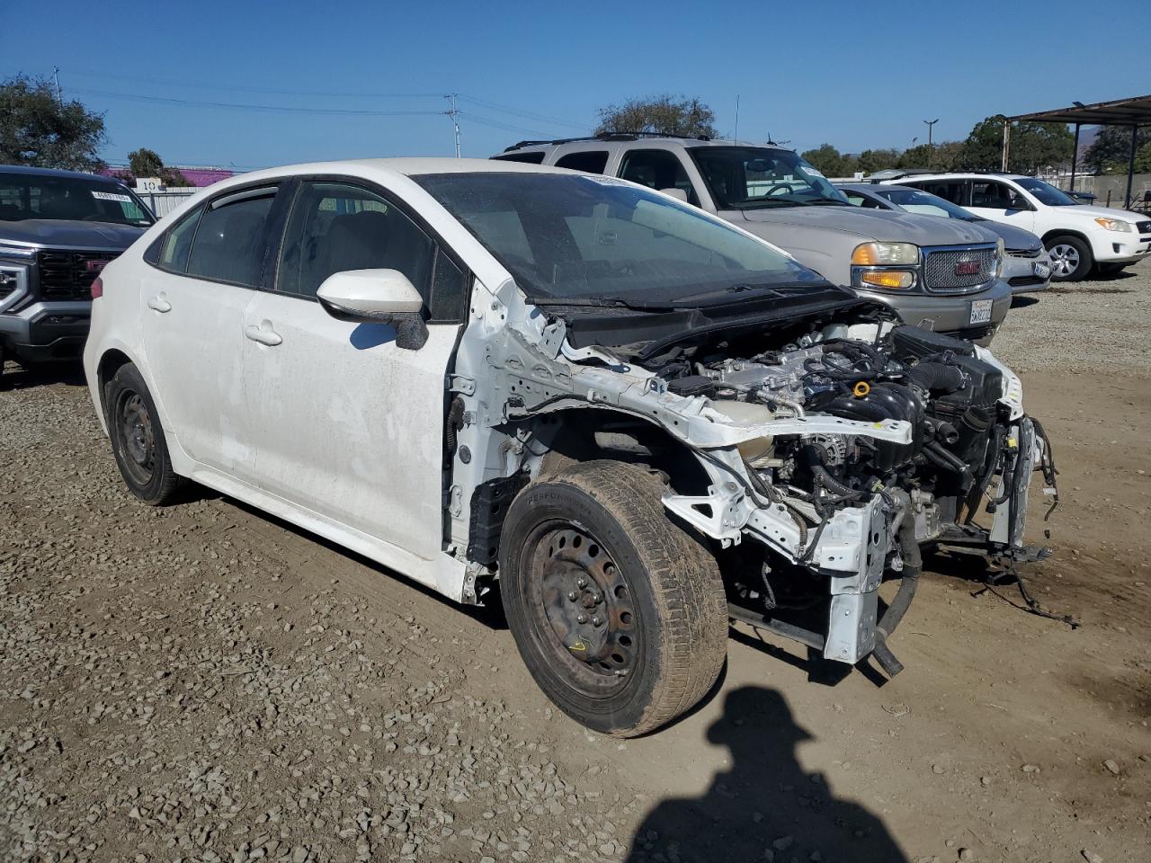 2020 Toyota Corolla VIN JTDEPRAE8LJ044603 Copart auction photo, front end damage thumbnail 4