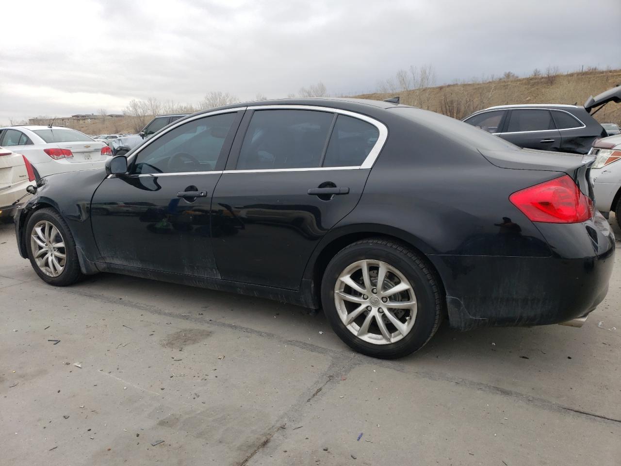 2008 Infiniti G VIN JNKBV61F58M271378 Copart auction photo, front end / hail damage thumbnail 2